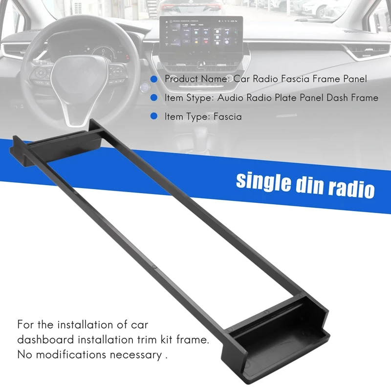 Fascia 1 Din рамка для-Audi A3 8L A6 4B сиденье Toledo Leon Fiat Scudo Stereo Facia Plate Dash CD Trim DIN Радио Чехол