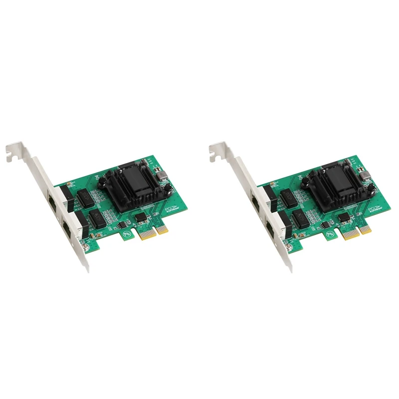 

2X 82571 Gigabit Pcie1x Server Network Card Pciex1 To RJ45 Network Port Routing Built In Wired Network Card For