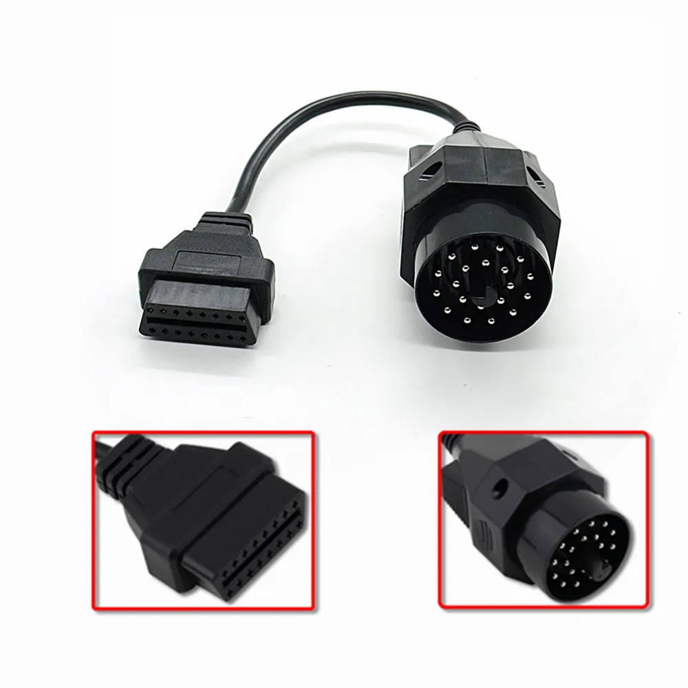 Удлинительный кабель OBD2 OBD к 16-контактный разъем-адаптер для B-M-W 20-контактный I-COM 2