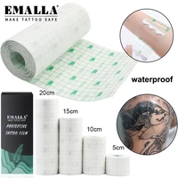 emalla 10m tattoo film aftercare waterproof bandage roll wound protective healing adhesive tattoo tape accessories makeup supply