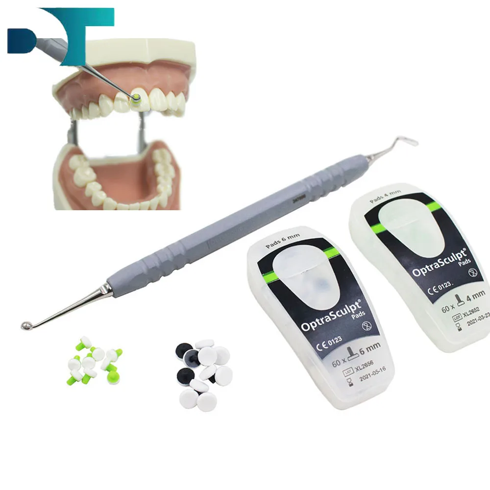 

Dental Filling Kit Molding Tools Materials Optrasculpt Tool Foam Pad Mixing Handle Trimmer Filling Spatula Composite Handle