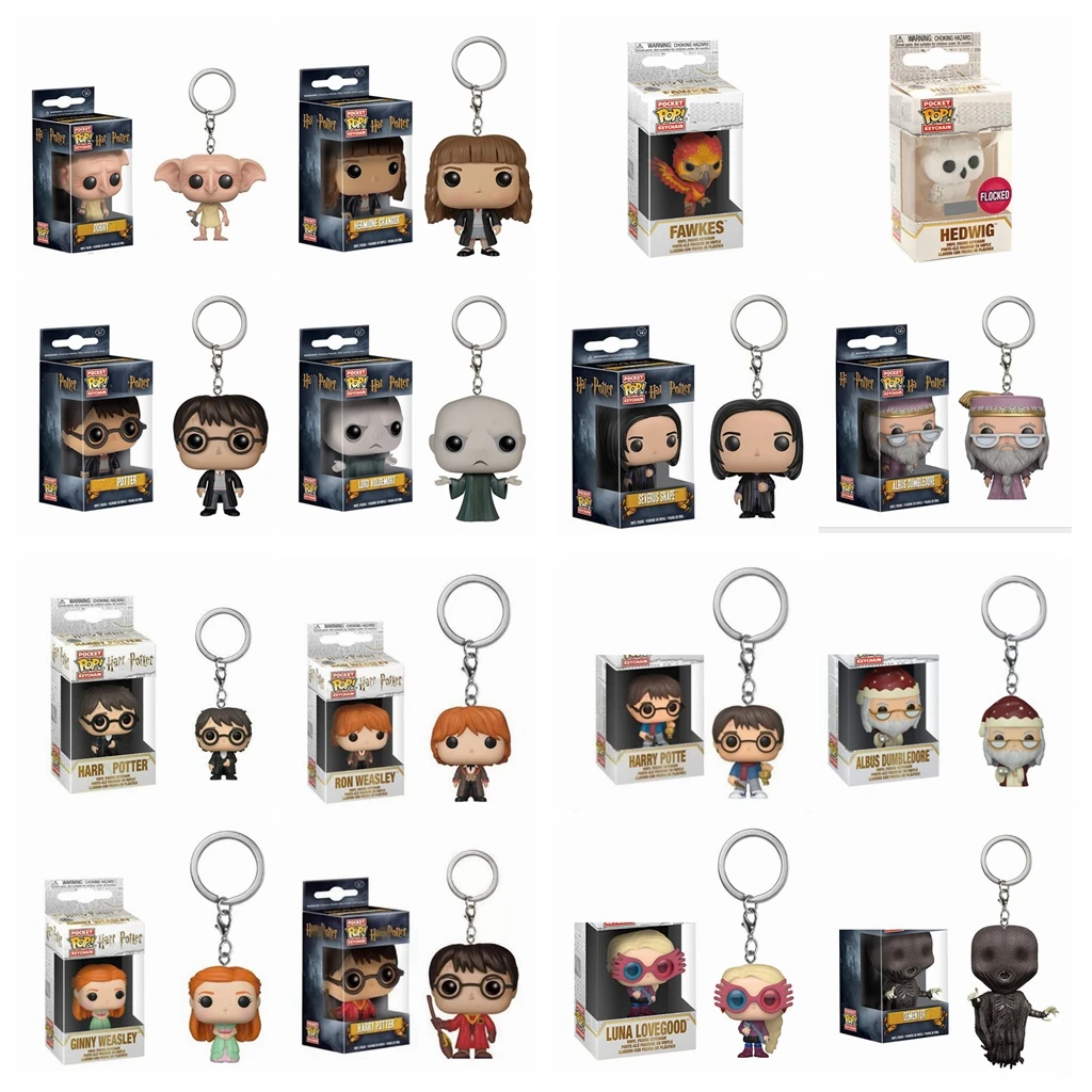 Funko POP брелок игрушка Harried Гермиона Поттеры серия Ginny Ron Hedwig Snape Fawkes Dementor Luna