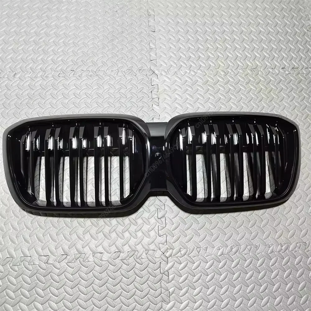 

Глянцевый черный для BMW G08 iX3 M Style 2020 2021 2022 2023 2024 передний бампер решетка радиатора гоночные грили двойная линия боди тюнинг