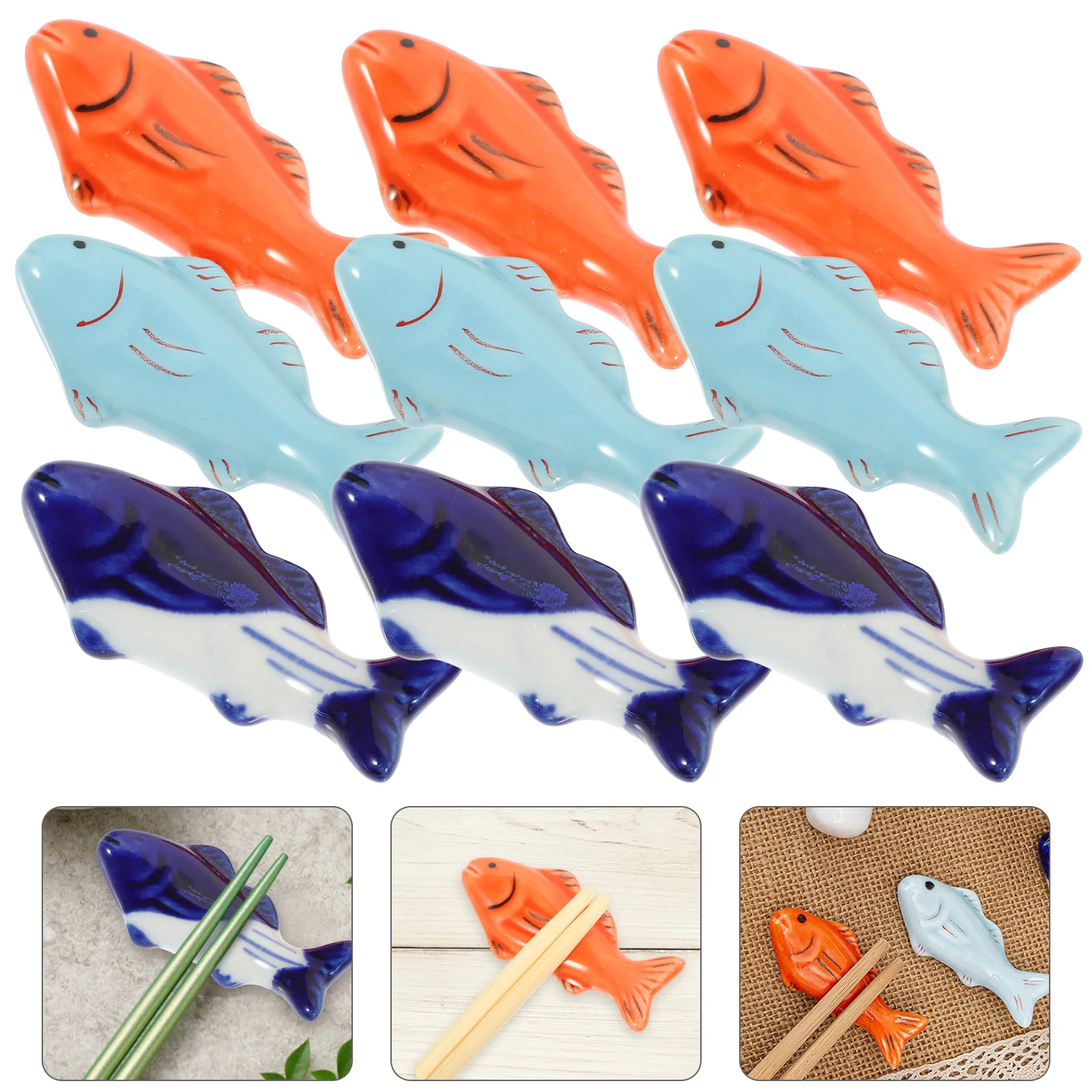 

Rest Holder Chopstick Chopsticks Ceramic Pillow Table Fork Spoon Tableware Stand Japanese Mini Figurines Cutlery Holders Rack