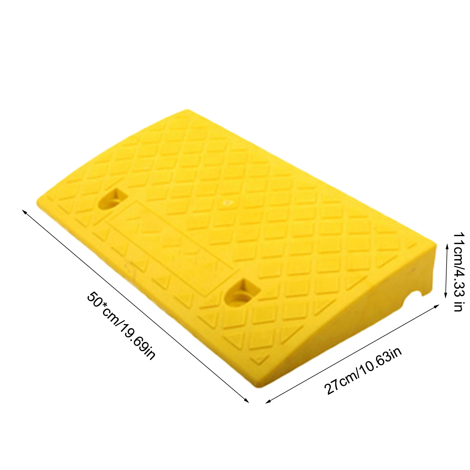 Plastics Curb Ramps Portable Lightweight Heavy Duty Threshold Ramp Set For Car Bike Motorcycle Wheelchair |