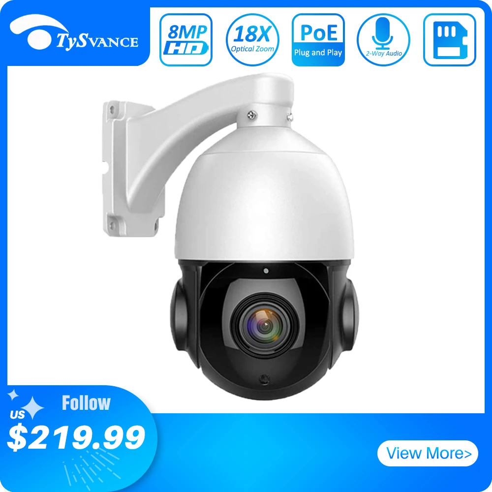

IP-камера HD 4K, 8 Мп, 5 Мп, POE, PTZ