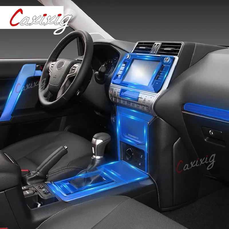 Для Toyota Prado 2018-2020 салон автомобиля центральная консоль прозрачная защитная