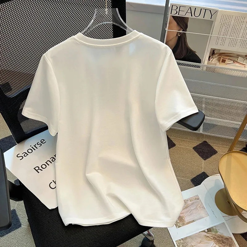 Кроп-топ женский в китайском стиле с цветочным принтом базовая свободная