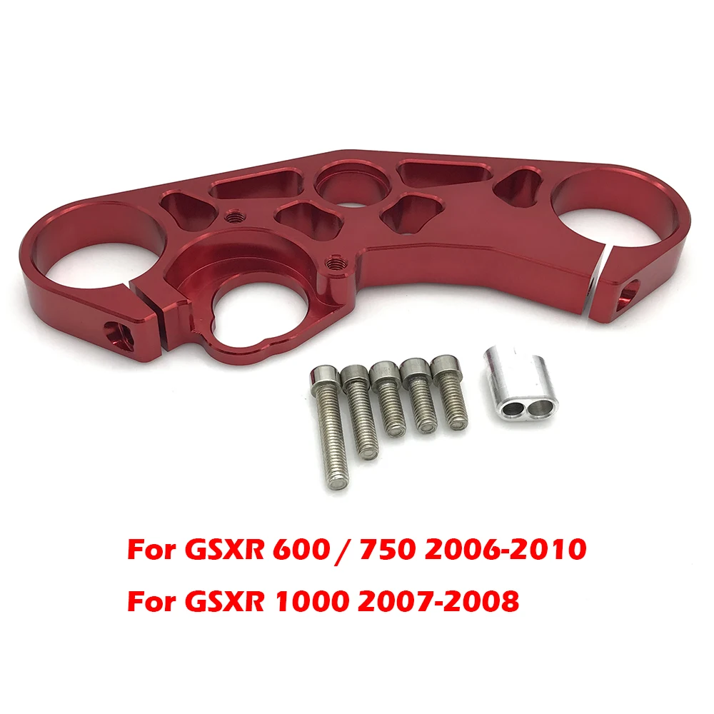 

For SUZUKI GSXR GSX-R 600 750 1000 GSX-R600 GSX-R750 GSX-R1000 Motorcycle Front Fork Lowering Triple Tree Upper Top Clamp Yoke