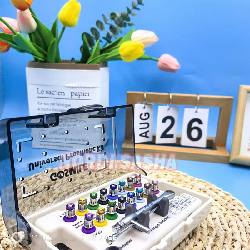 17 шт./компл. брендовые стоматологические отвертки Gsmile динамометрическая