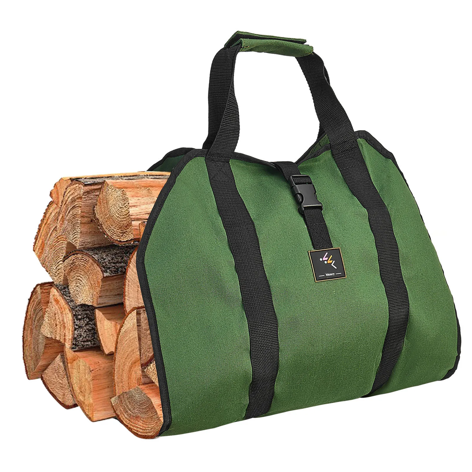 

Переноска для дровяных бревен, сумка для переноски дерева с ручками, холщовая переноска для дровяных изделий, уличная сумка для хранения ка...