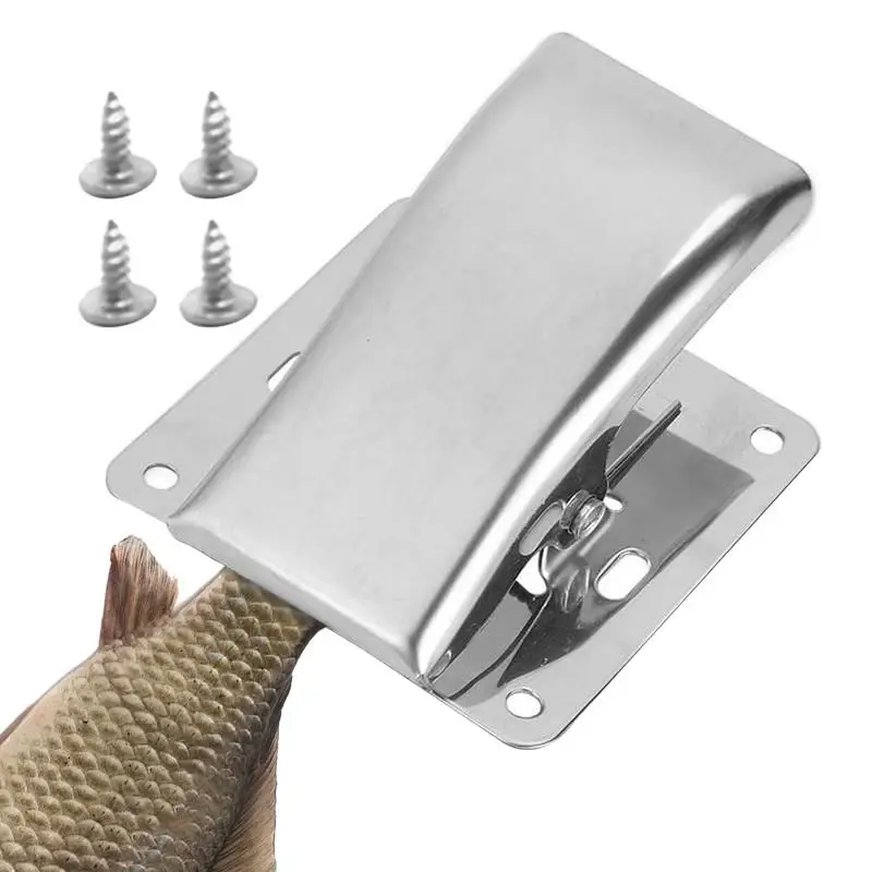 Зажим для рыбьего хвоста из нержавеющей стали доска удержания рыбной ручки