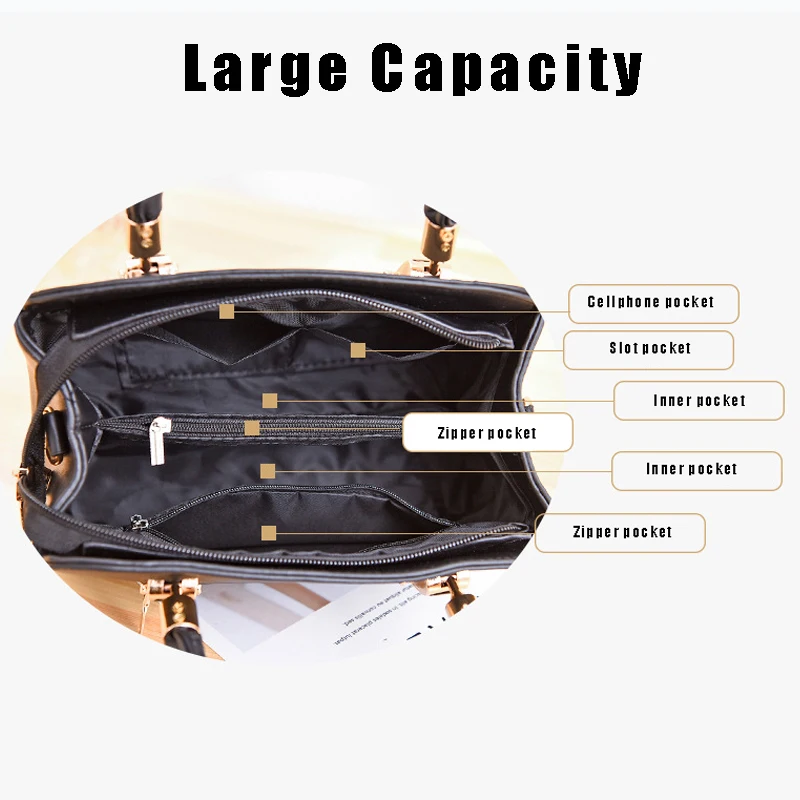 Elegant Women Handbag Women's Bag New Fashion Rhombic Pattern Tassel Simple Style Shoulder Bag Crossbody Bag Messenger Bags