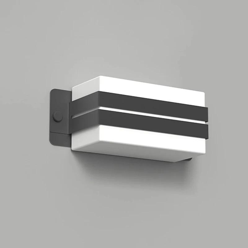 Уличная настенная лампа для виллы сада балкона современная простая наружная