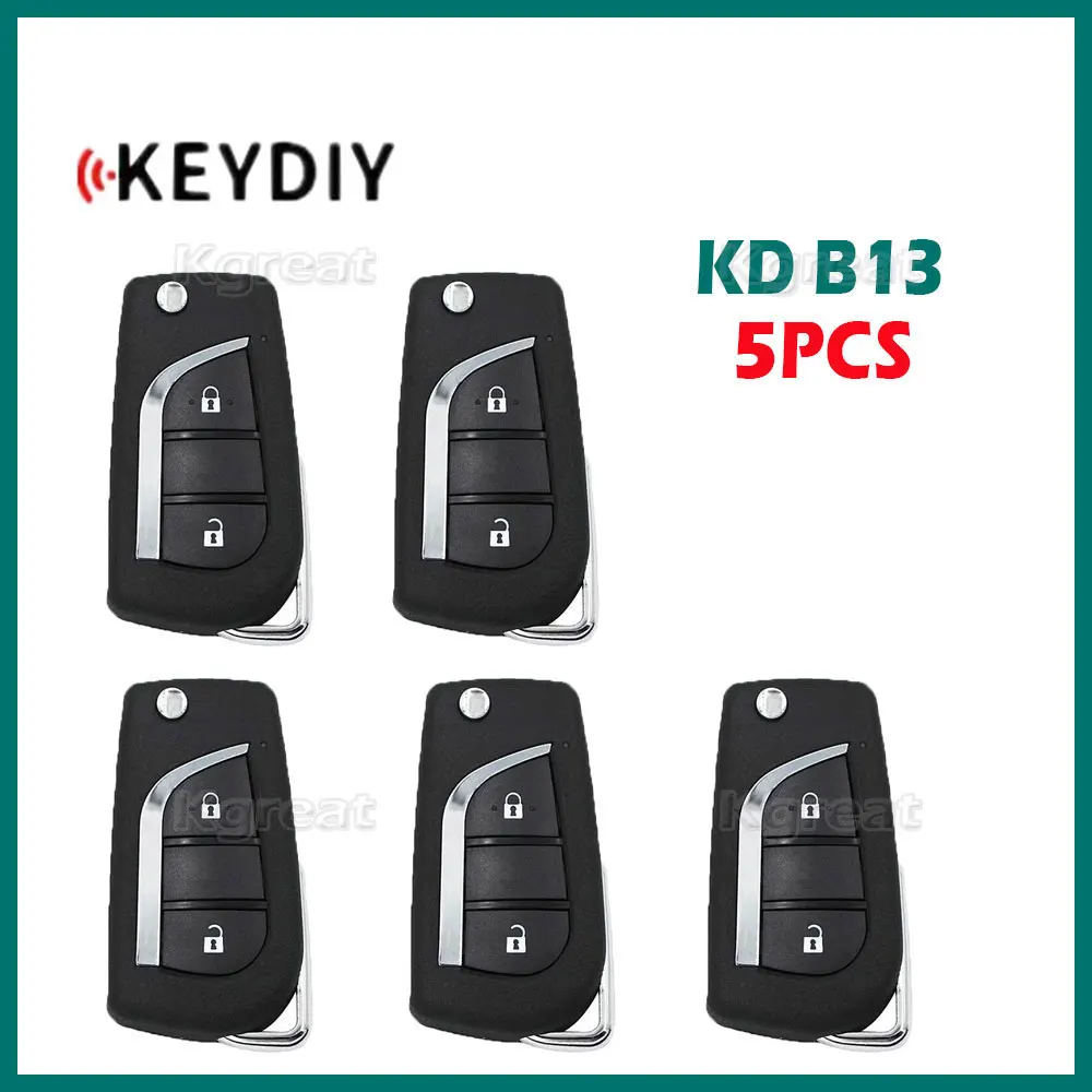 Универсальный автомобильный ключ с дистанционным управлением KD B13 KEYDIY 5 шт. 2/3