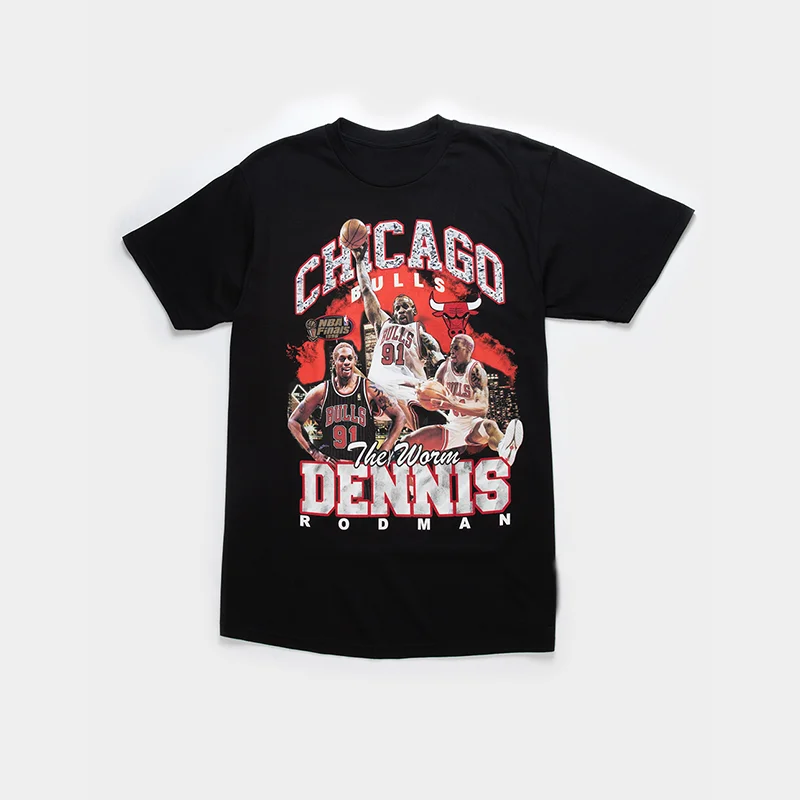 Iverson McGrady Rodman Haweida Basketball Fans Sports Loose American vintage Short sleeve T-shirt