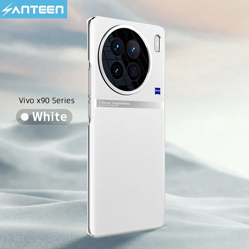 

Противоударный чехол Anteen для Vivo X90 X90s Series Lens, полноразмерный защитный трендовый кожаный чехол с покрытием из искусственной кожи, Жесткий Чехол