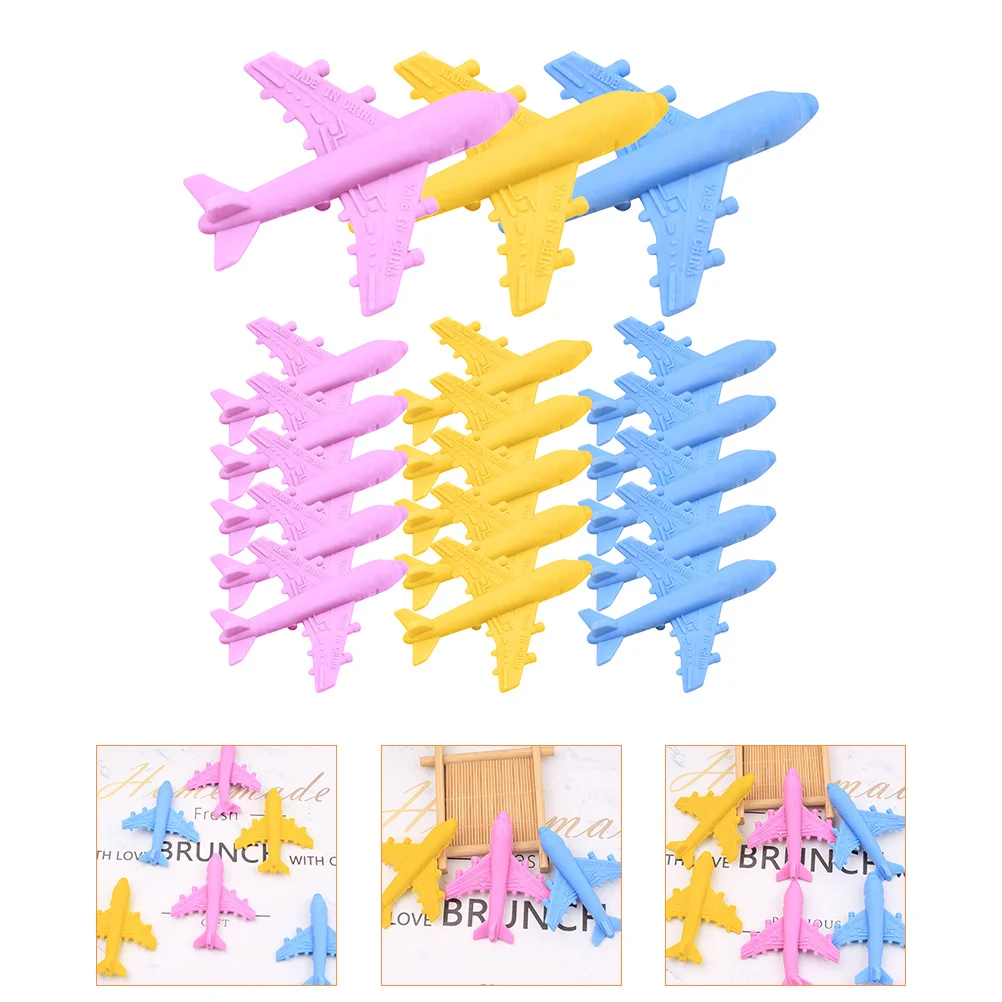 

18Pcs Kids Erasers Assorted Colors Student Stationery for Reward Students Kids