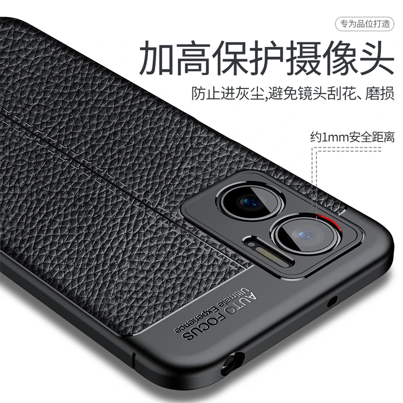 For Redmi 10 5G Case Cover Xiaomi Redmi 10 5G Capas Shockproof Armor New Phone Bumper Back TPU Soft Leather Fundas Redmi 10 5G