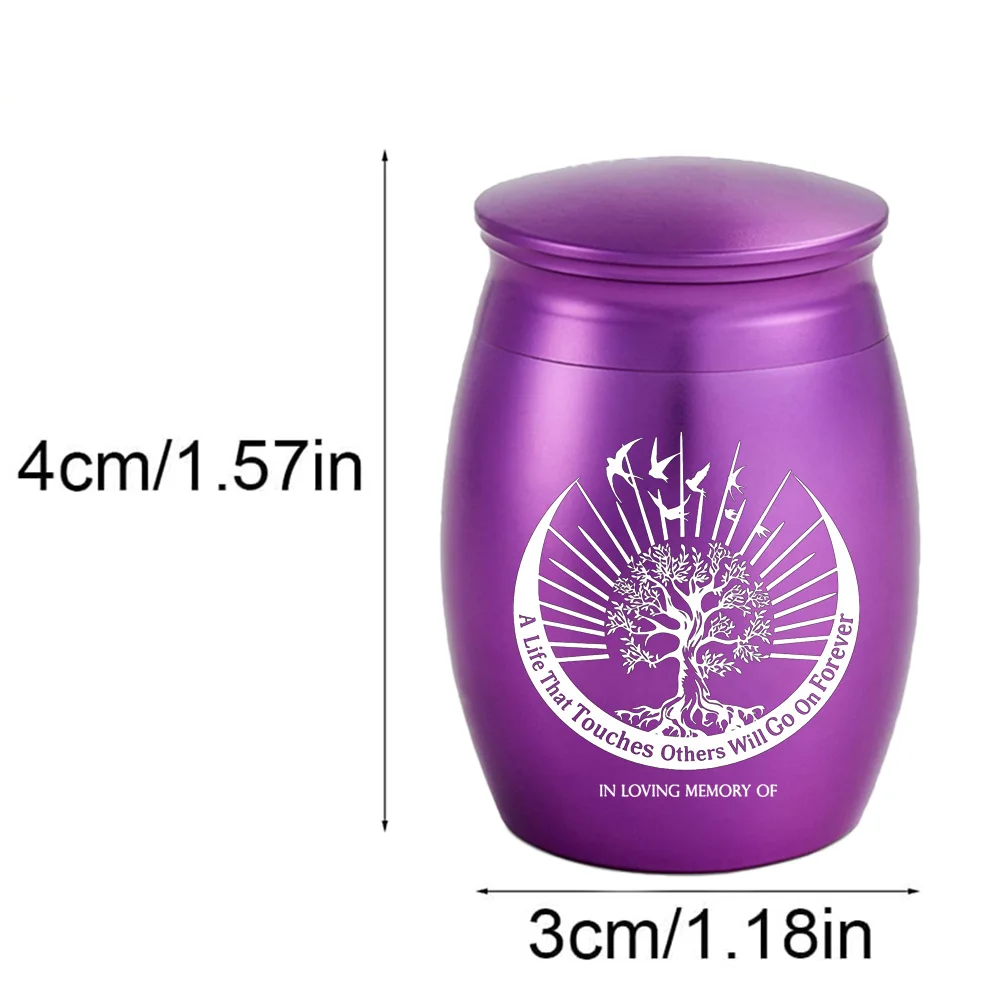 Мини-урна Из Алюминиевого Сплава Для Праха Держатель Кремации Домашних Животных