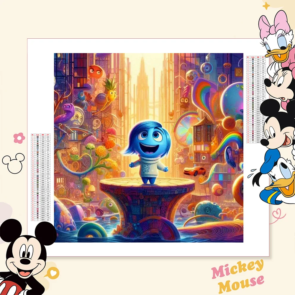 Полноразмерный Набор Алмазной Живописи На Тему Диснея Мультяшная Вышивка