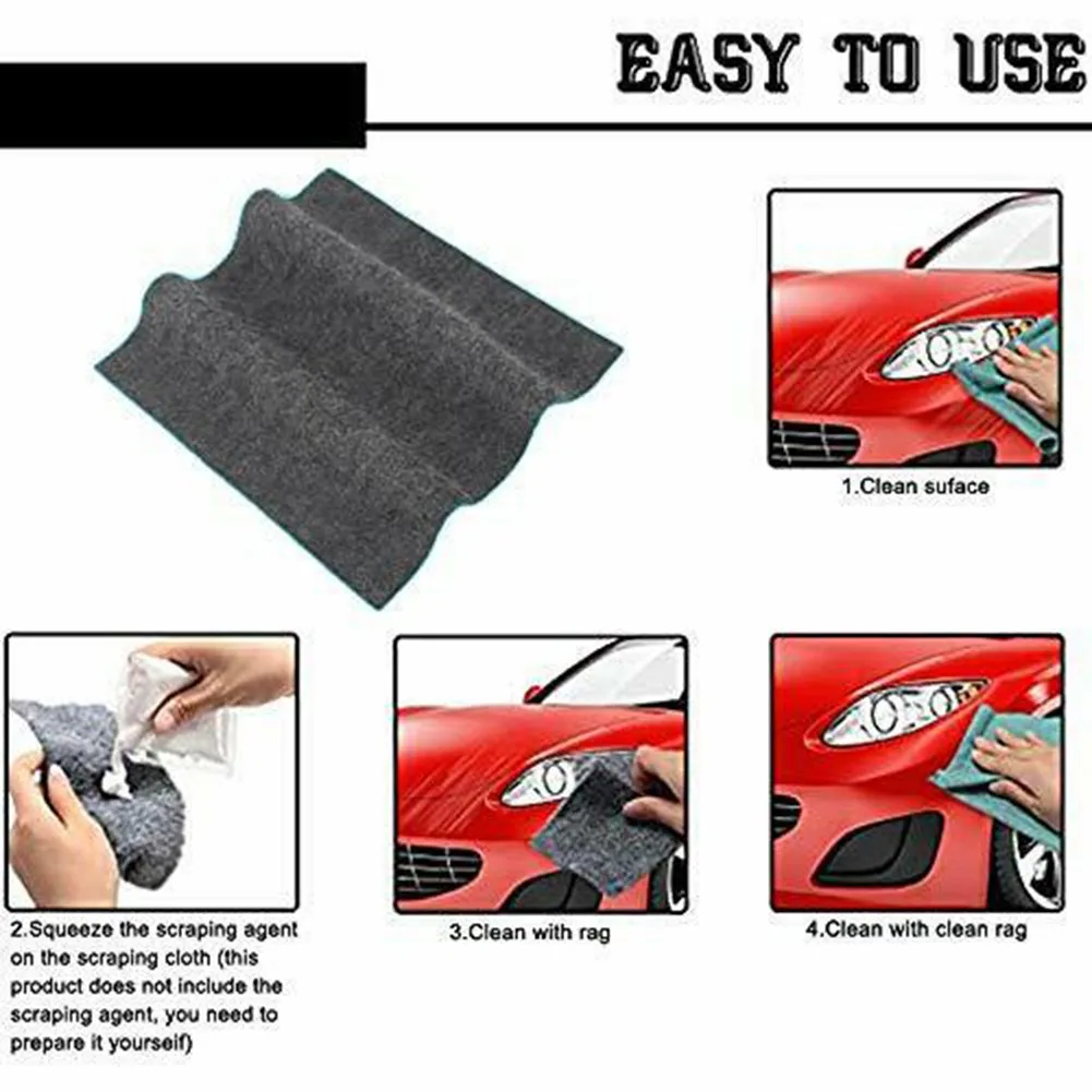 

Polish Scratch Repair Cloth Remover Kit 8pcs Accessories Car Universal