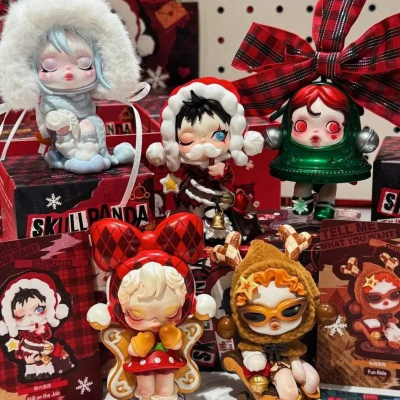SKULLPANDA Tell Me What You Want слепая коробка Рождественская тема фигурка кукла загадочная