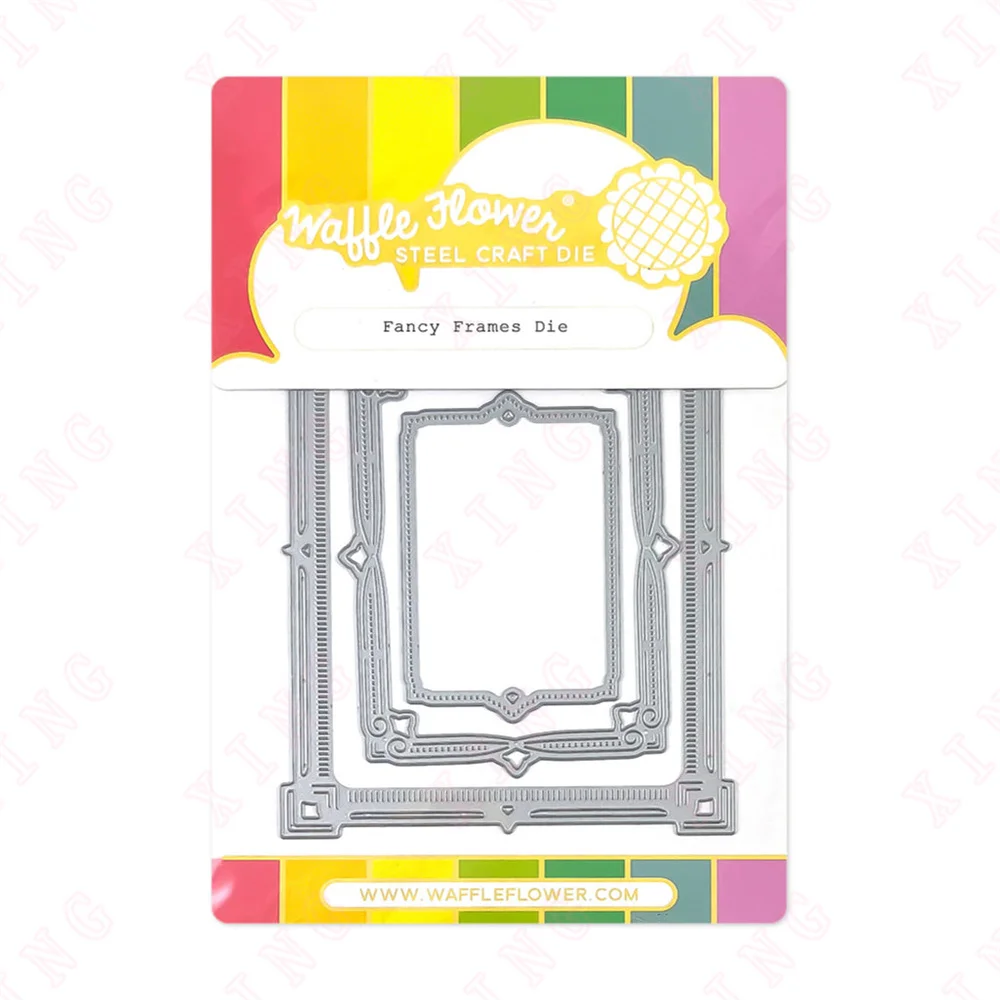 

New Arrival Metal Cutting Die Diy Scrapbook Paper Craft Blade Punch Decoration Template Fancy Frames Die Embossing Reusable Mold