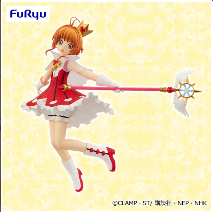 

100% Furyu, оригинальная, экшн-модель сакуры, фигурка девушки из аниме