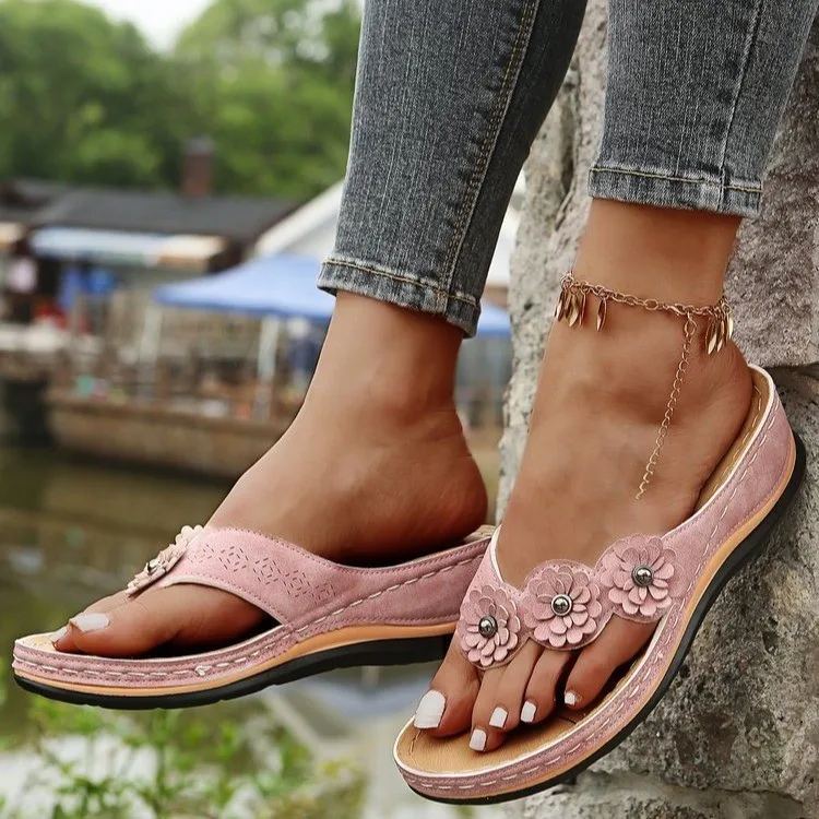 Platform Women Sandals Summer Outdoor Female Sandals Flip Flops Soft Non-slip Women's Slippers Walking Shoes Free Shipping 35-43