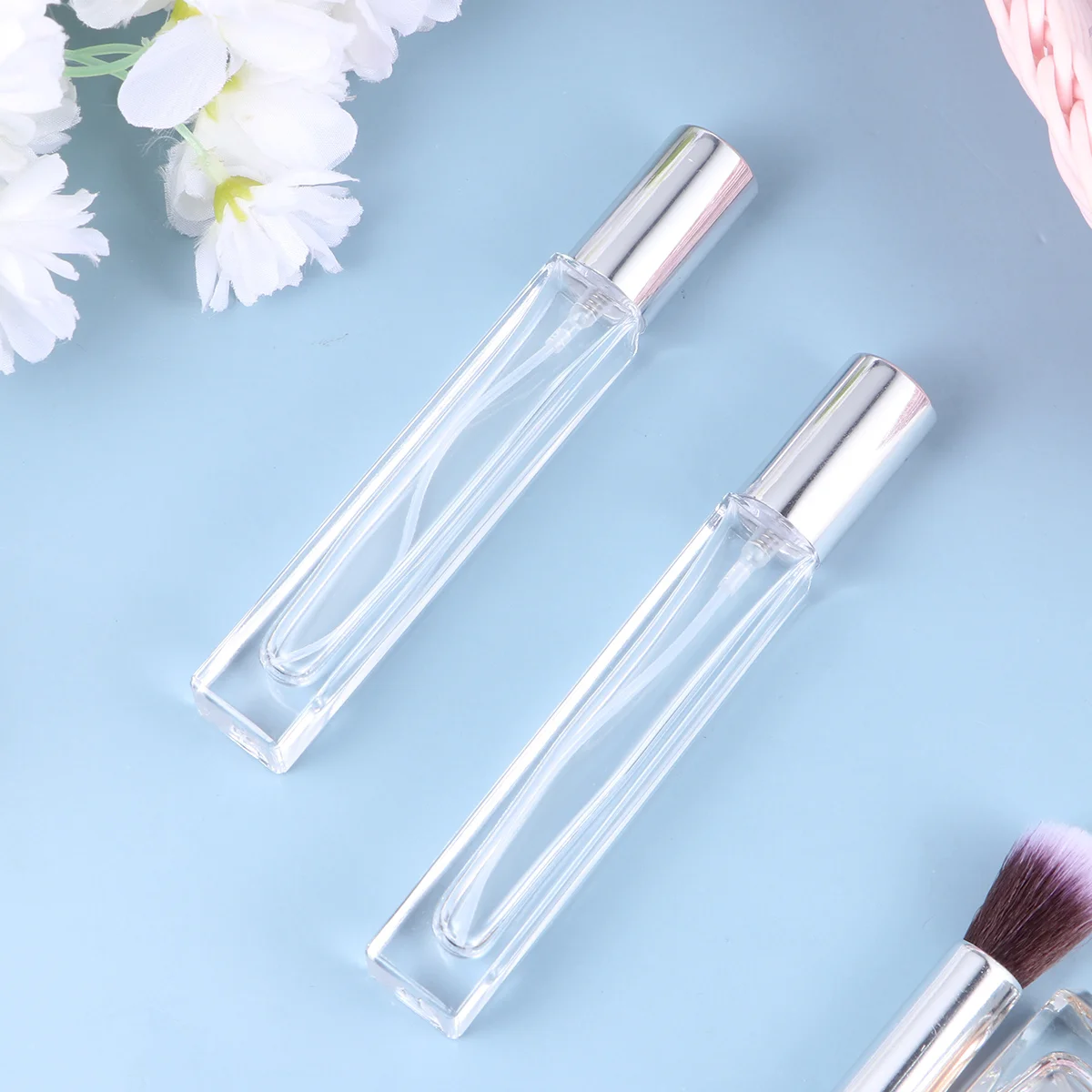 

5 Pcs Makeup Water Sprayer Travel Toiletries Containers Sample Spray Bottles Small Terrarium Lotion Bottle Travel Perfume