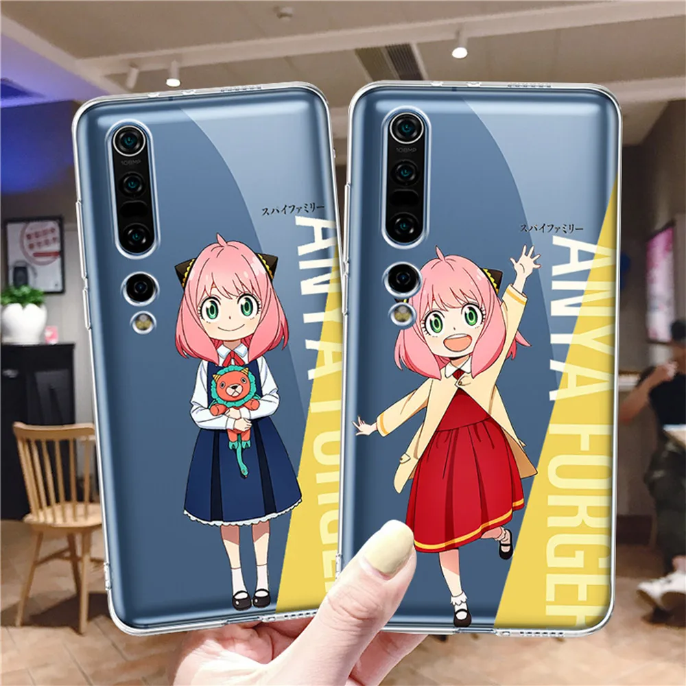 

Case for Xiaomi Redmi Poco X3 GT 9T Poco F3 5 Plus 6A 7 7A 8A 9A 9C Note 8 Pro 9Pro Max 8T 10 4G 10 S2 Spy X Family Anime Cover