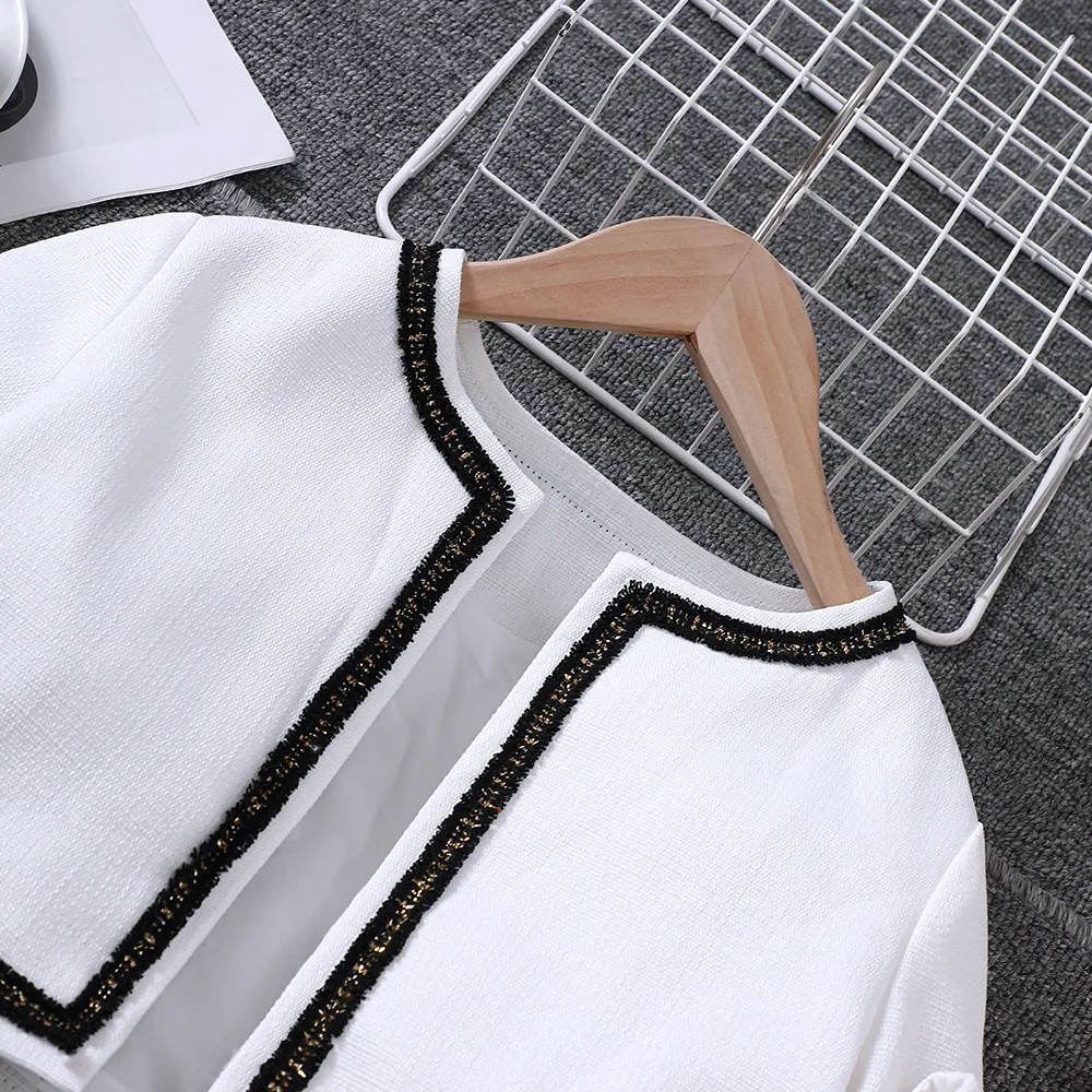 2024 комплект одежды для девочек футболка с длинным рукавом и круглым вырезом в