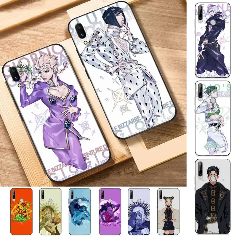 

YNDFCNB JoJo Bizarre Adventure Phone Case for Huawei Y 6 9 7 5 8s prime 2019 2018 enjoy 7 plus