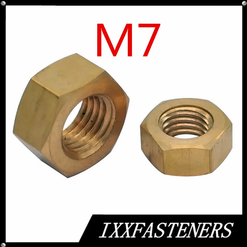 

Медная шестигранная гайка M7 DIN934