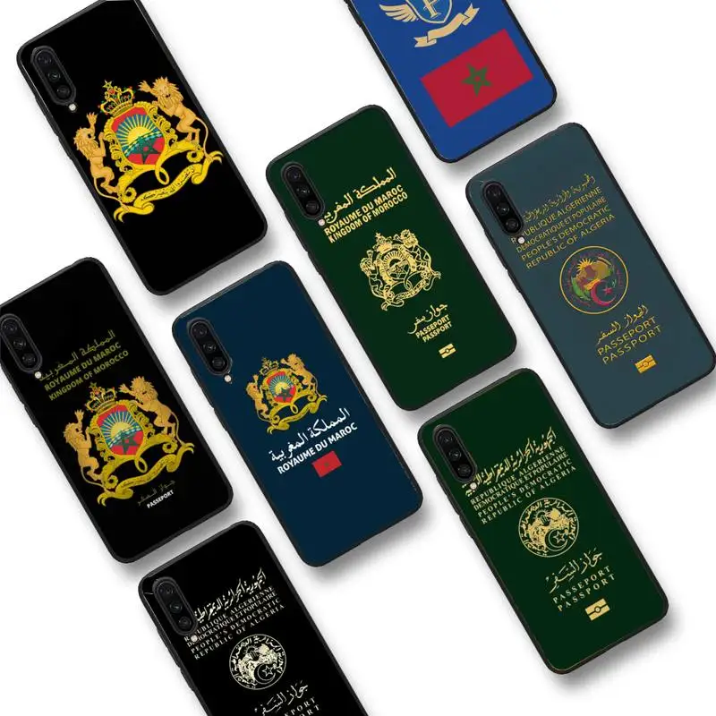 

Morocco Flag Passport Phone Case For Xiaomi Mi 5X 8 9 10 11 12 lite pro 10T PocoX3pro PocoM3 Note 10 pro lite