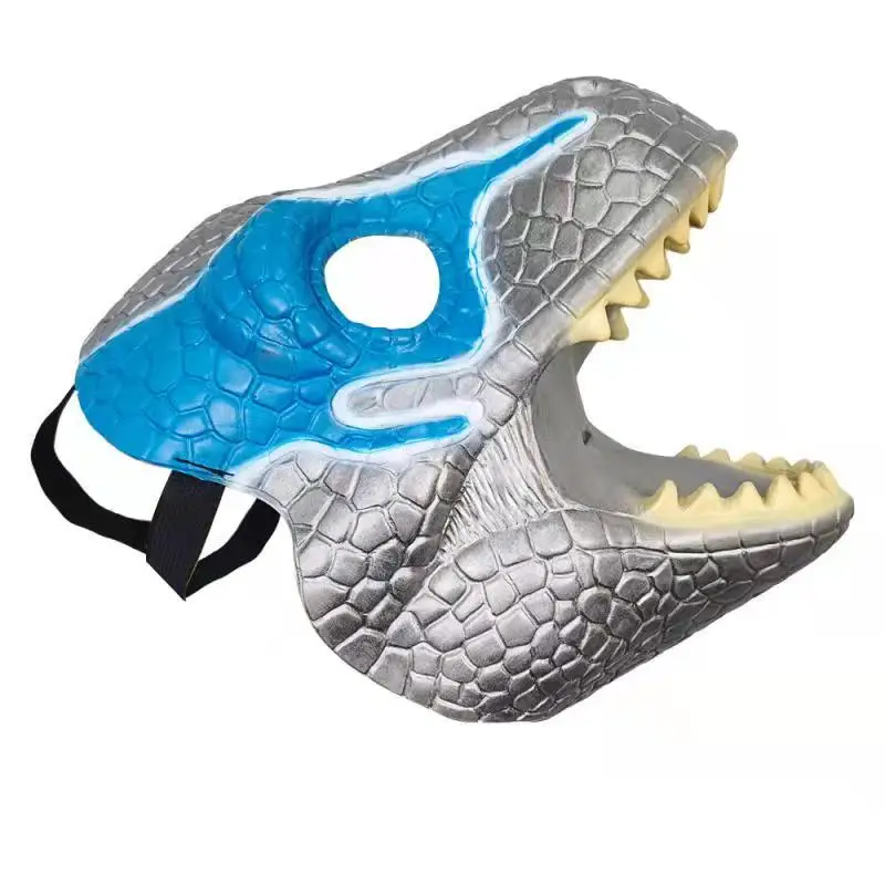 Латексная Маска страшная Змея с открытым ртом животные страшный Тираннозавр