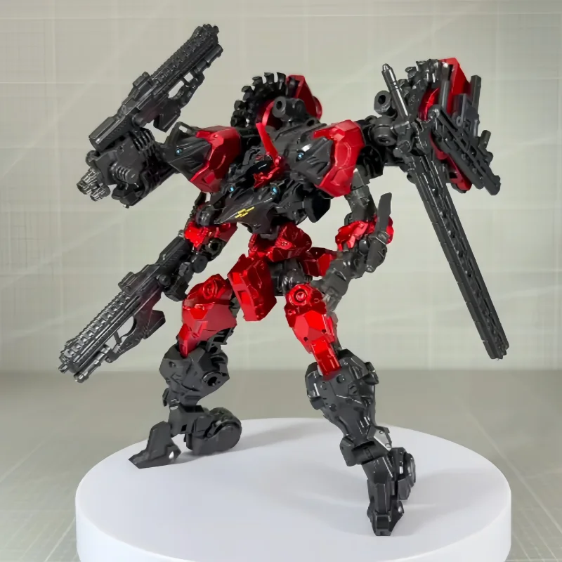 Фото Сборная модель Bigfirebird Build Posable Assembly Mecha в масштабе 1:60, ND 01, Оригинальный Демонический Птичий Человек, красно-черный, коллекционный, для взрослых хоббистов №1