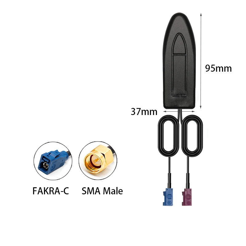 

GPS 4G car navigation antenna high gain dual-mode LTE GSM GPRS satellite positioning signal amplification antenna