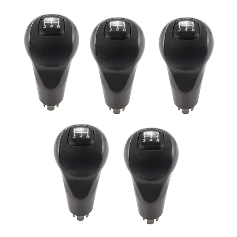 

5X 5 Speed Mt Car Shift Knob Shift Ball Shifter Shift Head For Honda Civic Dx Ex Lx 2006-2011 54102-Sna-A01