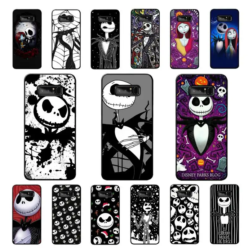 

Disney Jack Skellington Phone Case for Samsung Note 5 7 8 9 10 20 pro plus lite ultra A21 12 02
