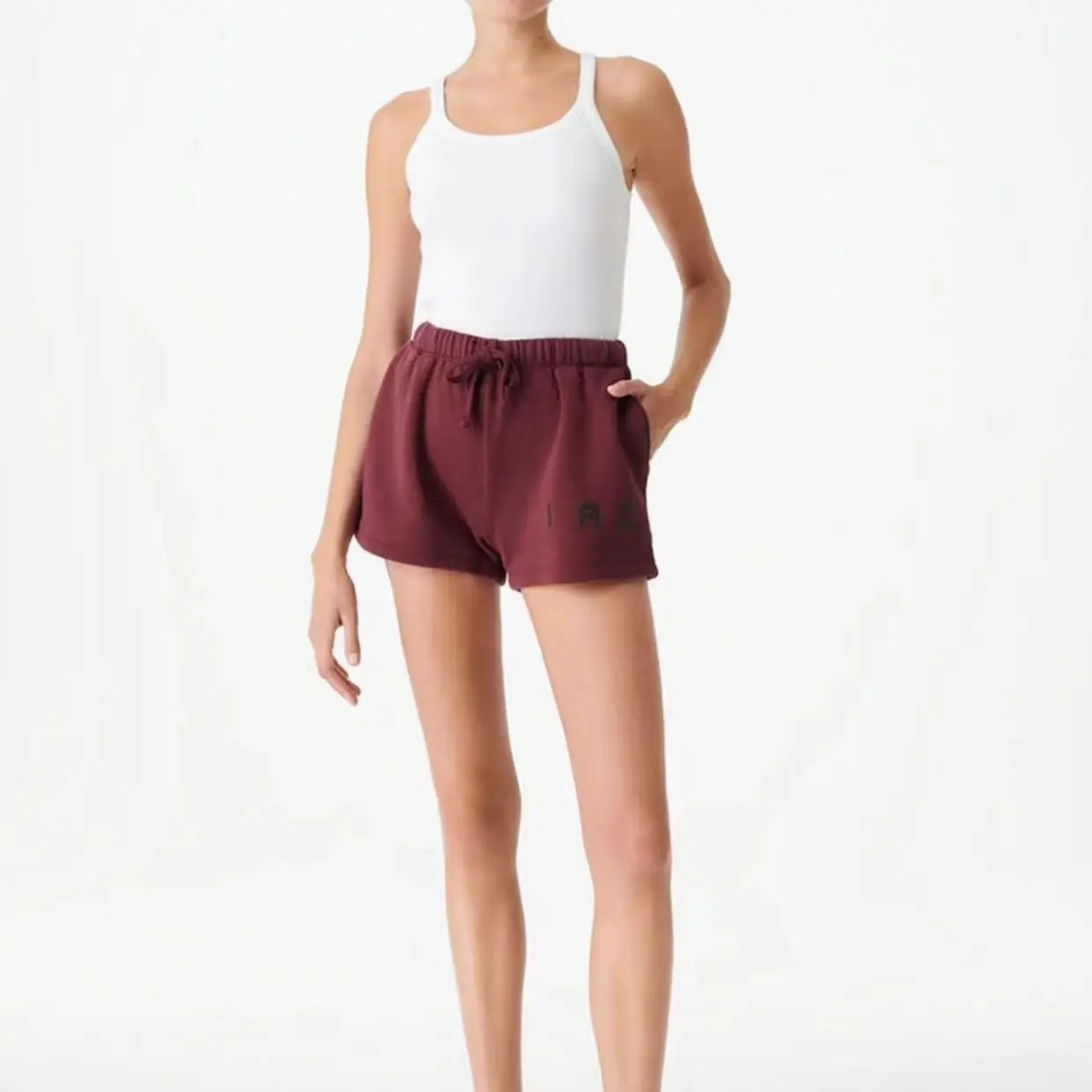 

Женские повседневные свободные шорты с широкими штанинами, новинка 2023, модные короткие шорты со шнурком