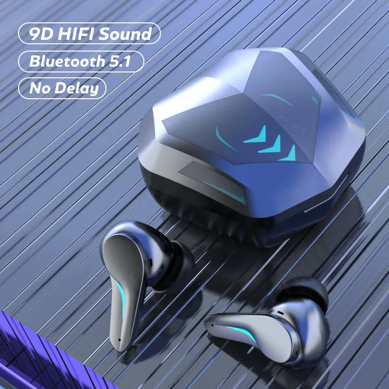 2022 Bluethooth 5.1 Earphone Colorful Breathing Stero Sound Wireless Headphones Noise Cancelling Zero Delay Gaming Headset Gamer |