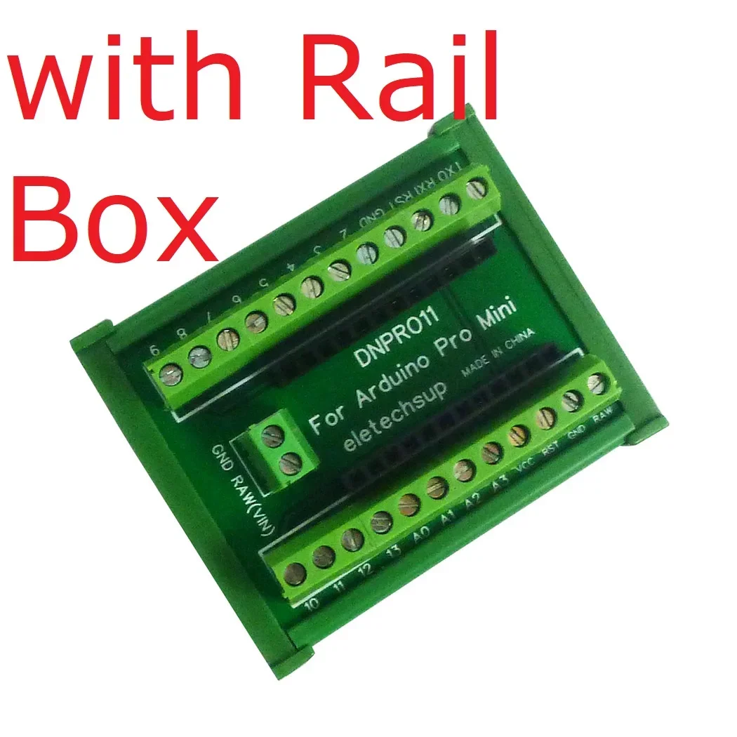 DNPRO11 Модуль адаптера винтовой клеммной колодки для крепления на DIN-рейку Arduino Pro