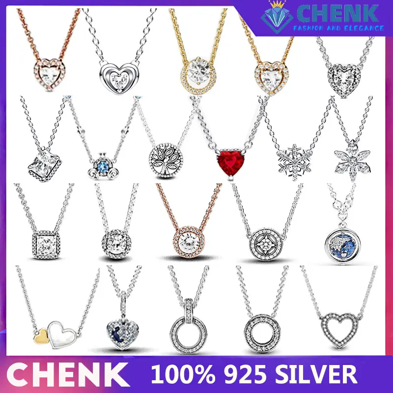 

Ожерелье 4 искусственных серебра красочное блестящее циркониевое ожерелье с оригинальным логотипом PAN изысканный стиль 5А класс подарок для девушки