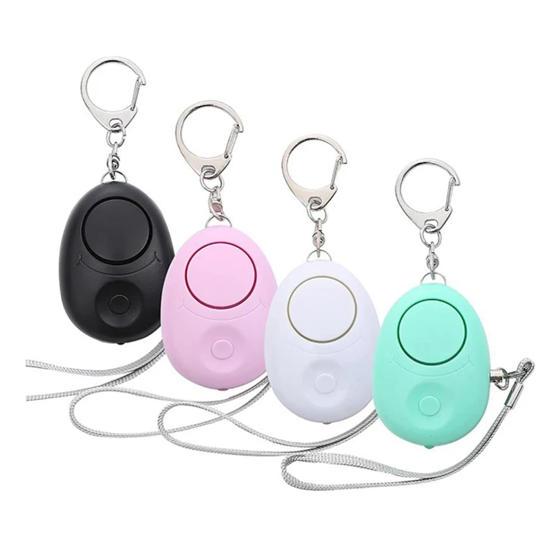 

4Pcs Safe Sound Personal Alarm 130Db Personal Safety Alarm Keychain With Led Light,Emergency Safety Alarm For Women,Kids