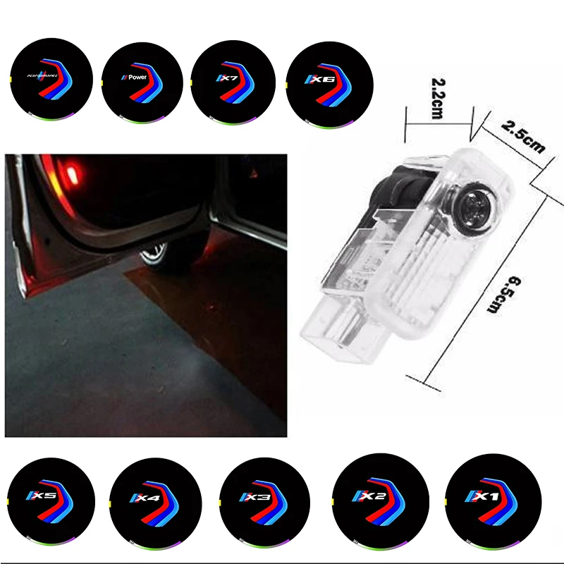 2 шт. автомобильные светодиодсветодиодный лампы для дверей BMW X5 E70 F15 F85 E53 G05 2007-2021 |