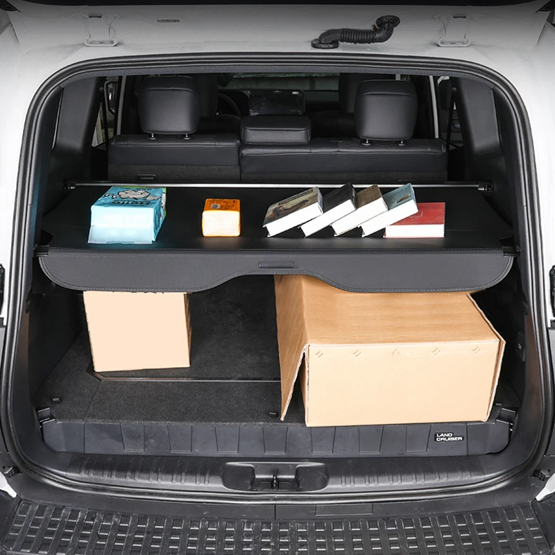 

Для Toyota Land Cruiser 250 LC250 2024 2025 5-местный выдвижной задний багажник, багажник, защитный щит, чехол для багажника, аксессуары