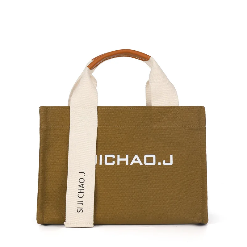 

Brand Designer Large Capacity Canvas Tote Handbags Purses Women Shouler Crossbody Bags 2022 New Fashion Ladies Messenger Bags