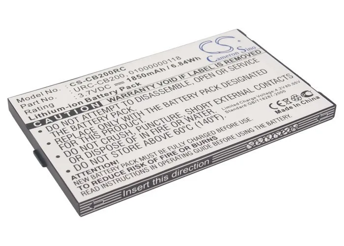 

Applicable SONOS CB200 remote control battery URC-CB200